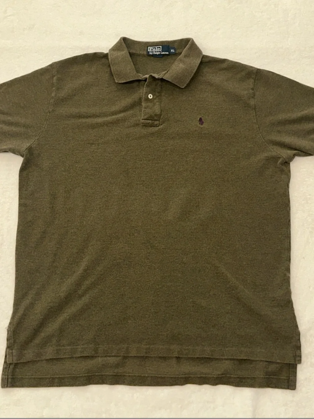 Polo by Ralph Lauren Classic Olive Polo Shirt - Men's XL Casual Polo